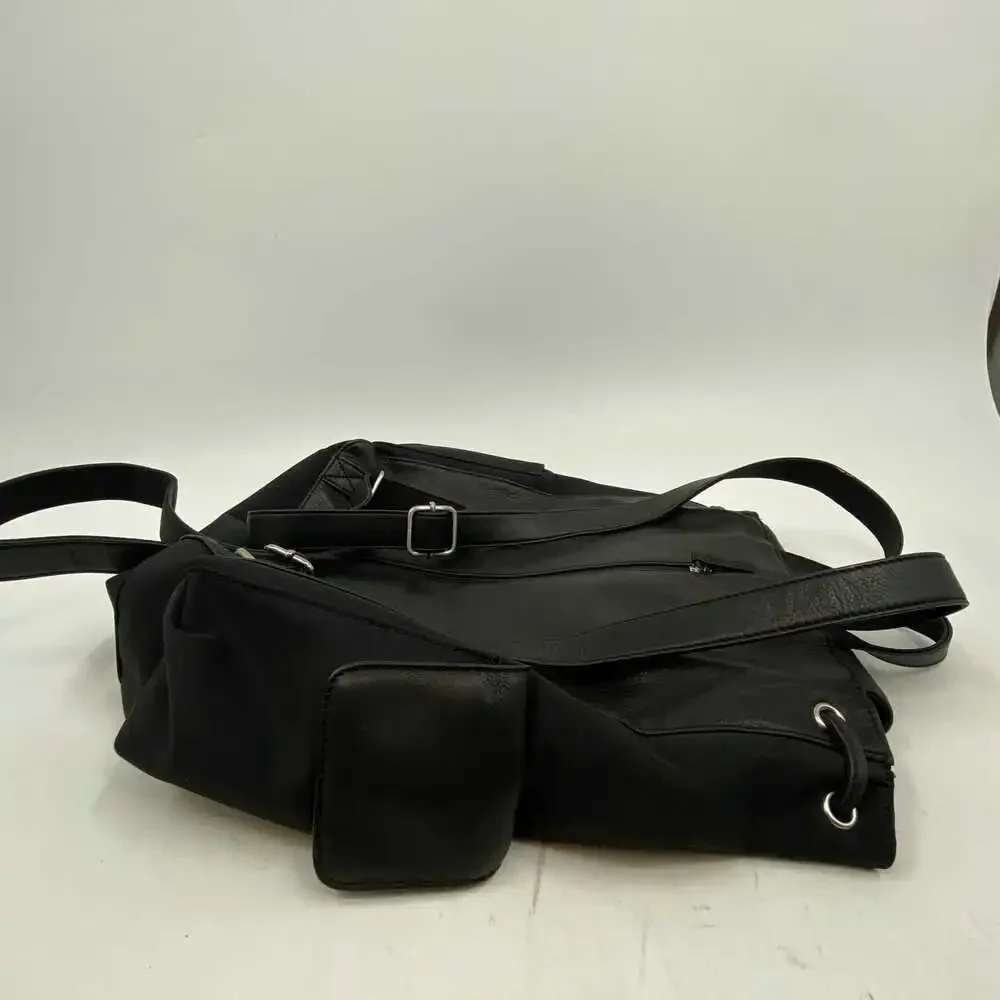 Fossil Black Backpack | OS Regular | Classic Solid Bag for Women